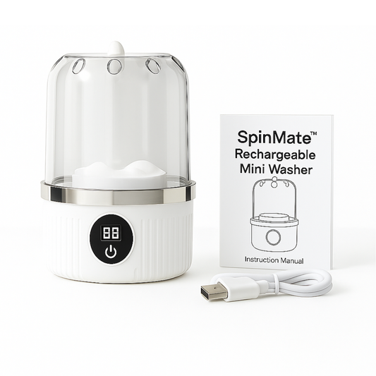 SpinMate™ - Rechargeable Mini Washer