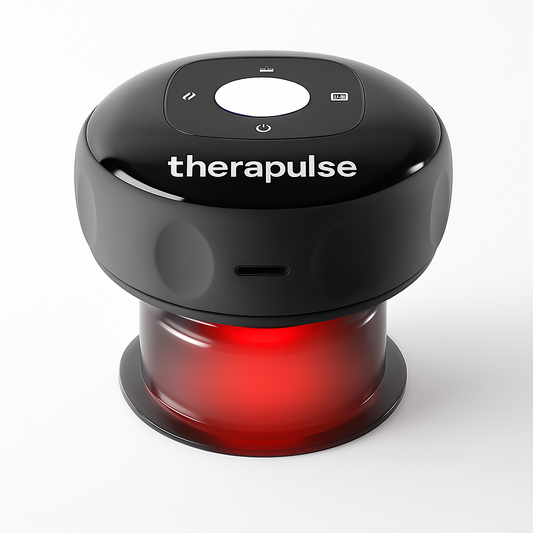 TheraPulse™ – 4-in-1 Smart Cupping & Red Light Therapy Massager