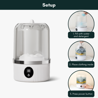 SpinMate™ - Rechargeable Mini Washer