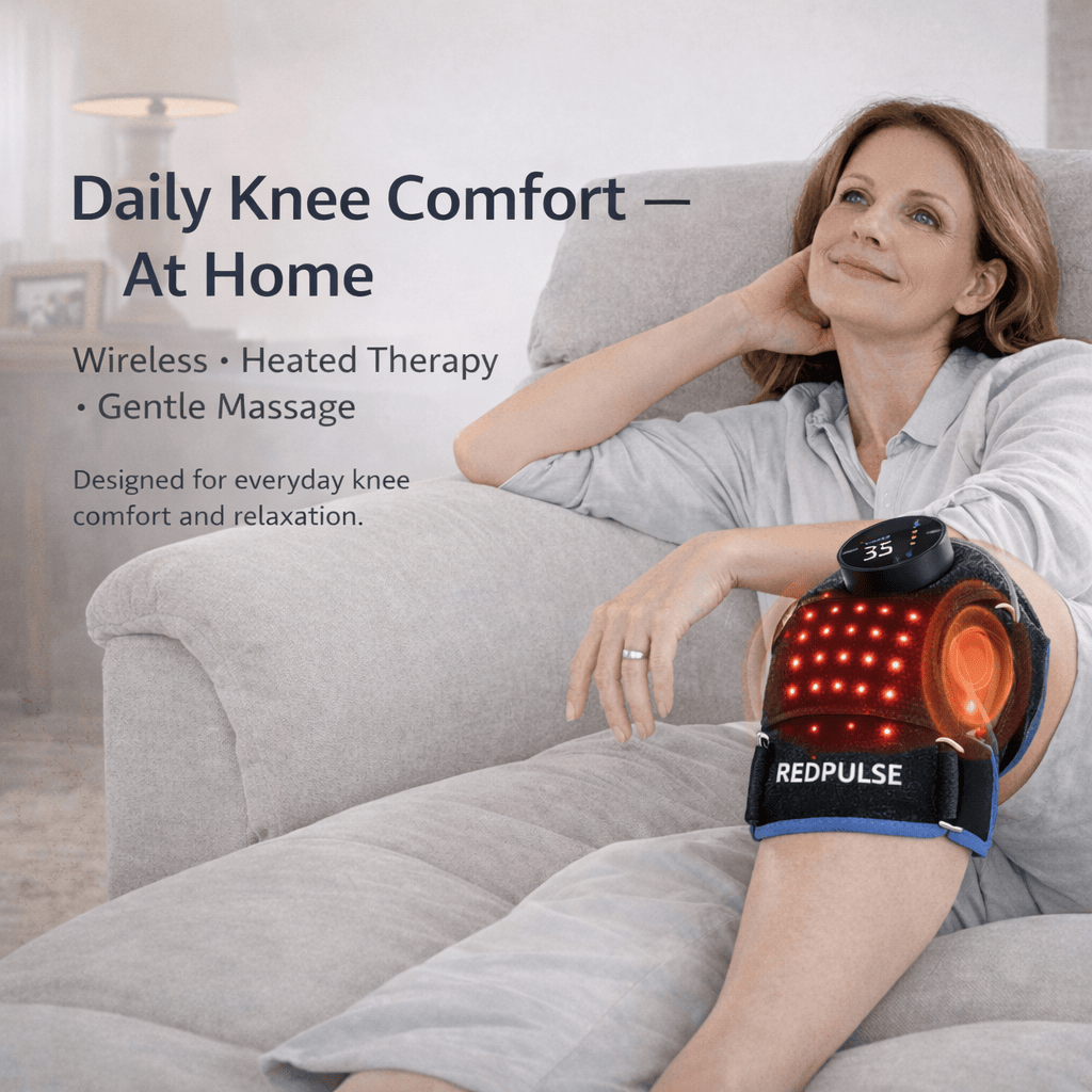 RedPulse™ – Knee Relief & Recovery Wrap for Stiffness & Lasting Comfort image RedPulse™ – Knee Relief & Recovery Wrap for Stiffness & Lasting Comfort