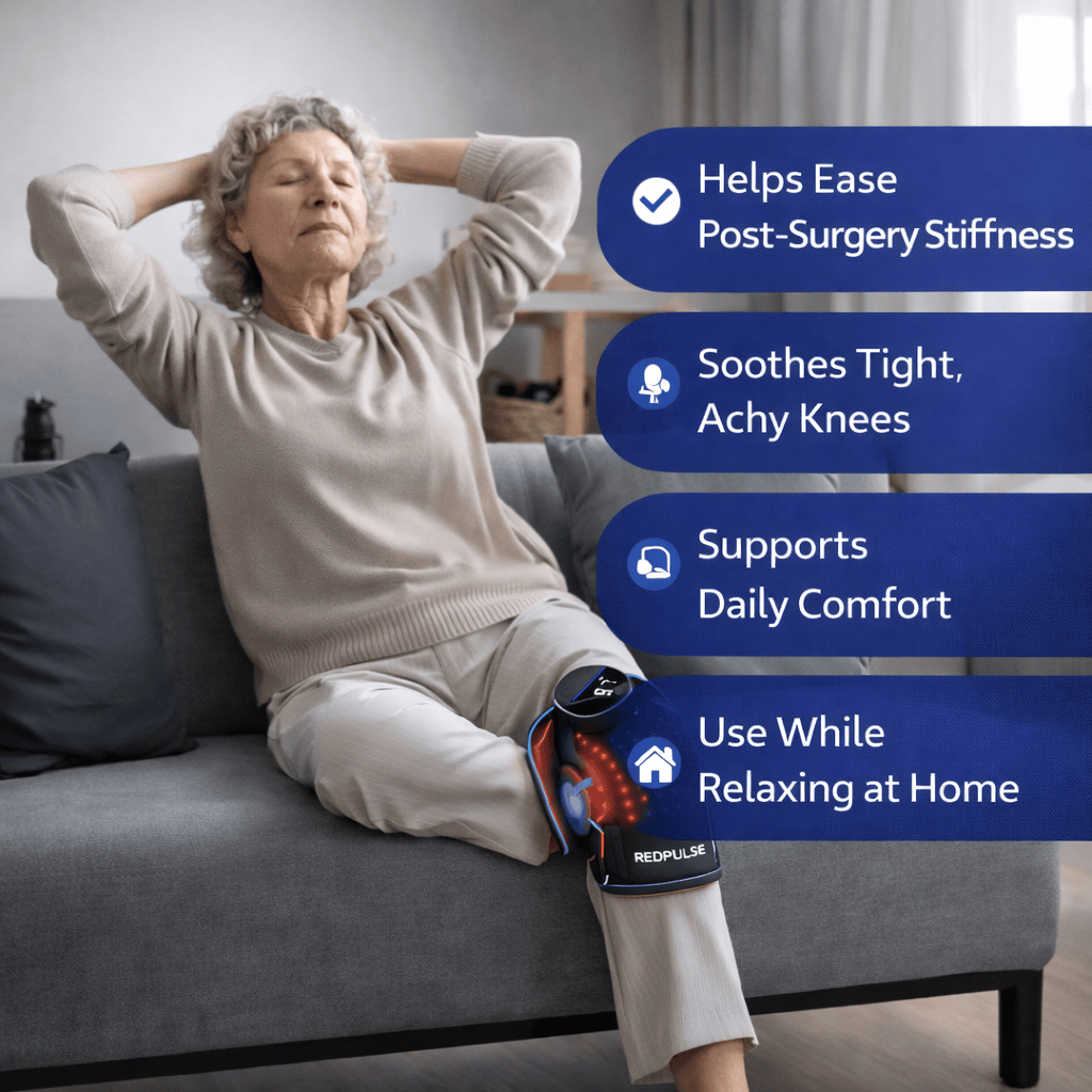 RedPulse™ – Knee Relief & Recovery Wrap for Stiffness & Lasting Comfort image RedPulse™ – Knee Relief & Recovery Wrap for Stiffness & Lasting Comfort