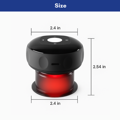TheraPulse™ – 4-in-1 Smart Cupping & Red Light Therapy Massager