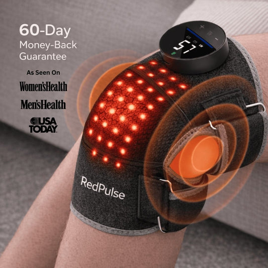 RedPulse™ – Knee Relief & Recovery Wrap for Stiffness & Lasting Comfort